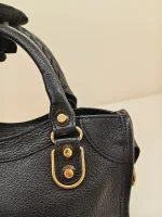 Balenciaga,  Classic Metallic Edge City Bag, Small, Black, Like New - 图片 22