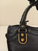 Balenciaga,  Classic Metallic Edge City Bag, Small, Black, Like New - 图片 23