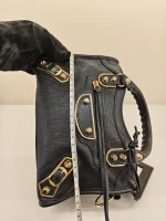 Balenciaga,  Classic Metallic Edge City Bag, Small, Black, Like New - 图片 28