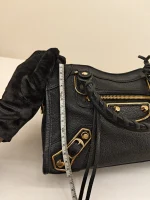 Balenciaga,  Classic Metallic Edge City Bag, Small, Black, Like New - 图片 29