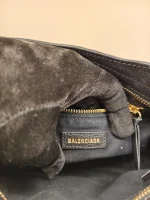 Balenciaga,  Classic Metallic Edge City Bag, Small, Black, Like New - 图片 36