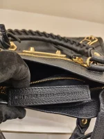 Balenciaga,  Classic Metallic Edge City Bag, Small, Black, Like New - 图片 38