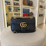 Gucci, GG Marmont , 22, Black, Very Very  Good - Image 2
