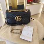Gucci, GG Marmont , 22, Black, Very Very  Good - Image 18