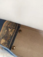 Dior, Medium Lady D-Lite, Medium, Blue, Very Very Like New - Image 36