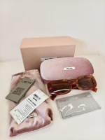 Miu Miu, Glimpse Sunglasses, , Brown, Very Very  Good - Image 2