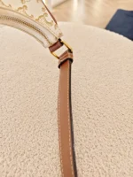Celine, Ava Triomphe Canvas, Medium, White, Very Good - Image 19