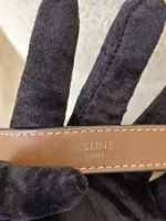 Celine, Ava Triomphe Canvas, Medium, White, Very Good - Image 28