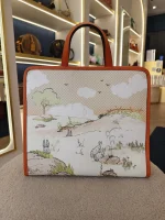 Gucci, Children's Animal Print Tote Bag , , Cream, Very Very  Good - Image 5