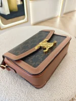 Celine, Teen Triomphe Bag, Teen, Brown, Very Very  Good - 图片 9