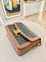 Celine, Teen Triomphe Bag, Teen, Brown, Very Very  Good - 图片 11