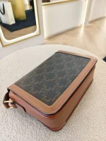 Celine, Teen Triomphe Bag, Teen, Brown, Very Very  Good - 图片 13