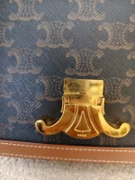 Celine, Teen Triomphe Bag, Teen, Brown, Very Very  Good - 图片 19