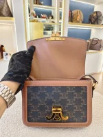 Celine, Teen Triomphe Bag, Teen, Brown, Very Very  Good - 图片 21