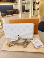 Louis Vuitton, Felicie Pochette, , White, New - Image 2
