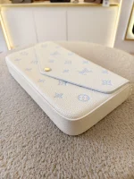 Louis Vuitton, Felicie Pochette, , White, New - Image 10