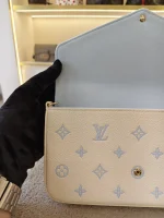 Louis Vuitton, Felicie Pochette, , White, New - Image 22