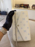 Louis Vuitton, Felicie Pochette, , White, New - Image 45
