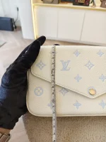 Louis Vuitton, Felicie Pochette, , White, New - Image 46