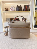 Louis Vuitton, Monogram Empreinte Giant Vanity PM, PM, Gray, Like New - Image 4