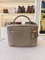 Louis Vuitton, Monogram Empreinte Giant Vanity PM, PM, Gray, Like New - Image 5