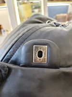 Chanel, Black Lambskin Quilted Double Pockets Drawstring Backpack, Small, Black, Very Very  Good - Image 25