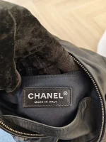 Chanel, Black Lambskin Quilted Double Pockets Drawstring Backpack, Small, Black, Very Very  Good - Image 33