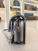 Chanel, Chanel Metallic l Mini Flap Bag, 7", Silver, Very Very  Good - Image 8