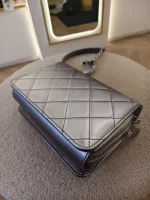 Chanel, Chanel Metallic l Mini Flap Bag, 7", Silver, Very Very  Good - Image 17