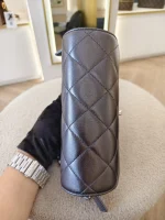 Chanel, Chanel Metallic l Mini Flap Bag, 7", Silver, Very Very  Good - Image 20