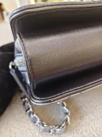 Chanel, Chanel Metallic l Mini Flap Bag, 7", Silver, Very Very  Good - Image 21