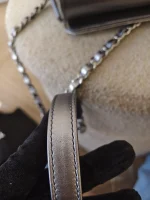 Chanel, Chanel Metallic l Mini Flap Bag, 7", Silver, Very Very  Good - Image 28