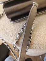 Chanel, Chanel Metallic l Mini Flap Bag, 7", Silver, Very Very  Good - Image 29