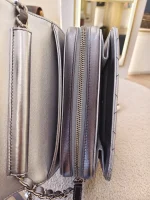 Chanel, Chanel Metallic l Mini Flap Bag, 7", Silver, Very Very  Good - Image 43