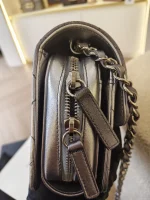 Chanel, Chanel Metallic l Mini Flap Bag, 7", Silver, Very Very  Good - Image 45