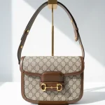 Gucci, Horsebit 1955 Shoulder Bag, , Brown, Very Very  Good