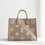 Louis Vuitton, OnTheGo MM, MM, Beige, Very Very  Good