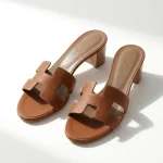 Hermes, Oasis Sandal, 38, Gold, New