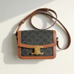 Celine, Teen Triomphe Bag, Teen, Brown, Very Good