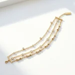 YSL, Multi-chain bracalet, M, Gold, Very Very  Good