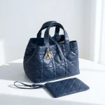 Dior, Toujours Medium Bag, Medium, Navy Blue, Very Like New