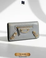 Balenciaga, Edge Zip Wallet, , Grey, Very Good
