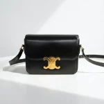 Celine, Classique Triomphe, Teen, Black, Very Very  Good