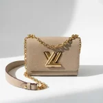 Louis Vuitton, Twist , PM, Gray, Like New