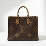 Louis Vuitton, 0n The Go , MM, Brown, Very Good