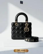 Dior, Lady, Small, Black, Very Very  Good