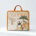 Gucci, Children's Animal Print Tote Bag , , Cream, Very Very  Good