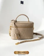 Louis Vuitton, Monogram Empreinte Giant Vanity PM, PM, Gray, Like New