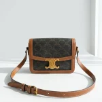 Celine, Teen Triomphe Bag, Teen, Brown, Very Very  Good