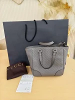 Gucci, Bree Convertible, Small, Grey, Very Very  Good - Image 2